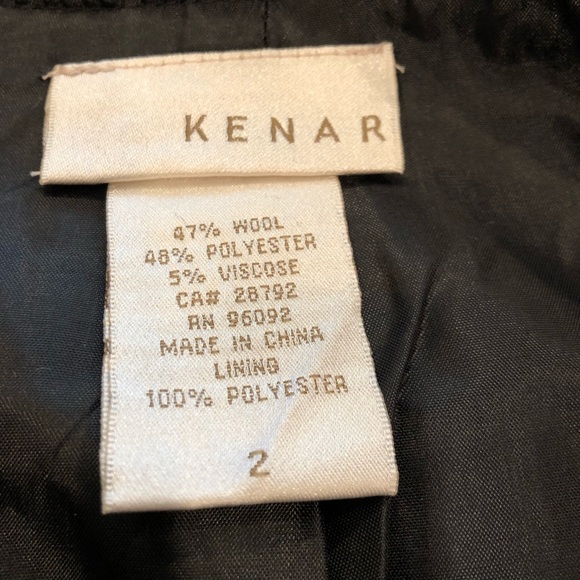 Kenar Plaid Skirt w/back zip closure Sz 2 - Picture 2 of 5